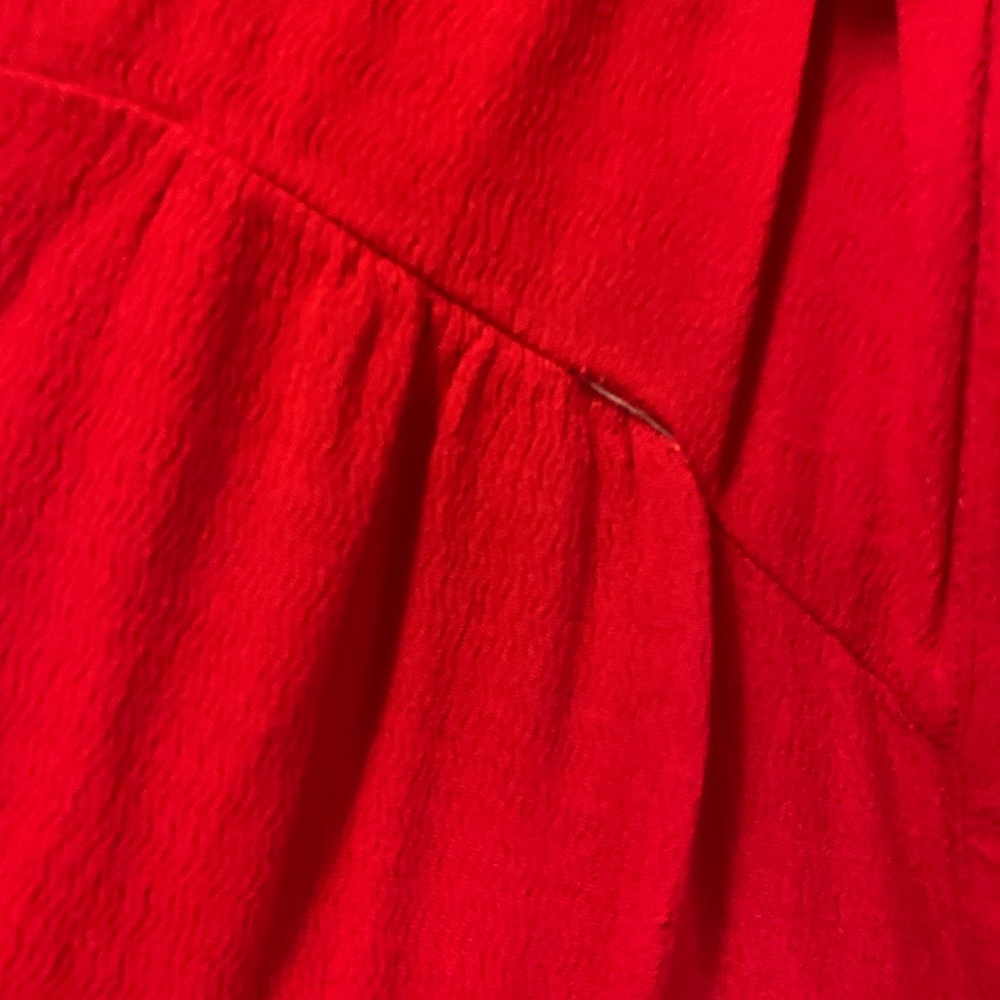 MAJE bright red shirt size 3 - Picture 3 of 4